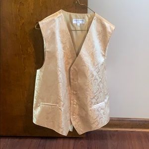 Men’s Italian gold vest- large